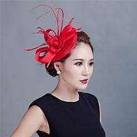 Women Wedding Party Sinamay Feather Fascinators SFC12370