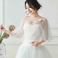 womens wrap shawls sleeveless tulle ivory wedding partyevening scoop f ...