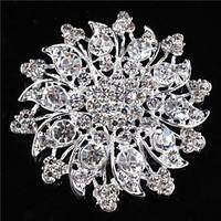 womens alloy brooches pins with rhinestonescrystal diamond for bridal  ...