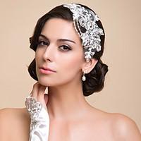 Women\'s Lace Rhinestone Imitation Pearl Headpiece-Special Occasion Headbands