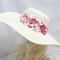 womens flower girls paper headpiece special occasion casual outdoor ha ...