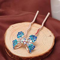 Women\'s Rhinestone/Alloy Headpiece - Special Occasion/Casual Bowknot Hair Pin 1 Piece