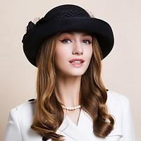 Women\'s Wool Headpiece-Wedding Special Occasion Casual Office Career Outdoor Hats 1 Piece