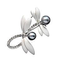 womens fashion accessories brooch romantic crystal classic dragonfly c ...