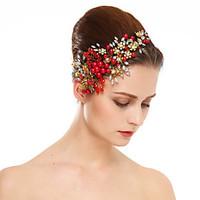 Women\'s Rhinestone Imitation Pearl Headpiece-Wedding Special Occasion Flowers 1 Piece