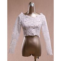Women\'s Wrap Shrugs Long Sleeve Lace Ivory Wedding / Party/Evening Lace