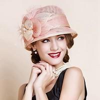 womens flax headpiece weddingspecial occasion hats 1 piece