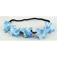 Women\'s Fabric Headpiece-Wedding Wreaths 1 Piece Flower 50cm