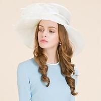 Women\'s Organza Headpiece-Wedding Special Occasion Casual Outdoor Hats 1 Piece