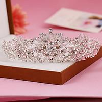 Women\'s Sterling Silver / Rhinestone Headpiece-Wedding / Special Occasion Tiaras 1 Piece