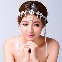 Women\'s Alloy Cubic Zirconia Headpiece-Wedding Special Occasion Head Chain