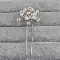 womens rhinestone headpiece wedding hair pin 1 piece