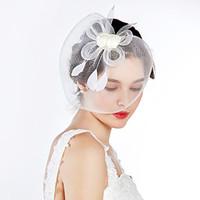 womens tulle headpiece wedding special occasion fascinators