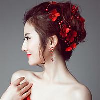 Women\'s Imitation Pearl Fabric Headpiece-Wedding Special Occasion Flowers 1 Piece