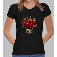 woman t-shirt - fire and blood