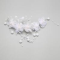 Women\'s Flower Girl\'s Alloy Imitation Pearl Chiffon Headpiece-Wedding Special Occasion Flowers 1 Piece