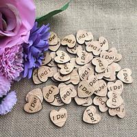 Wood Wedding Decorations-50Piece/Set Spring Non-personalized