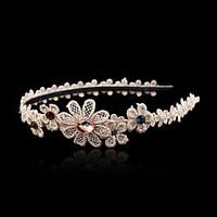 Women\'s Flower Girl\'s Lace Rhinestone Alloy Headpiece-Wedding Special Occasion Headbands 1 Piece