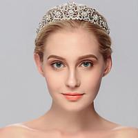 Women\'s Rhinestone Headpiece-Wedding Special Occasion Casual Office Career Outdoor Tiaras 1 Piece