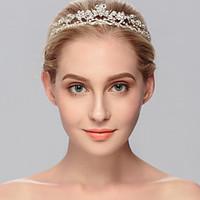 Women\'s Rhinestone Headpiece-Wedding Special Occasion Casual Office Career Outdoor Tiaras 1 Piece