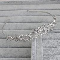 Women\'s Rhinestone Headpiece-Wedding Special Occasion Casual Office Career Outdoor Tiaras 1 Piece