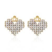Women\'s Stud Earrings Euramerican Fashion Rhinestones Opal Alloy Jewelry ForWedding Party Special Occasion Anniversary Birthday
