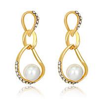 womens stud earrings euramerican fashion rhinestones opal alloy jewelr ...