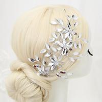 Women\'s Flower Girl\'s Rhinestone Crystal Alloy Headpiece-Wedding Special Occasion Headbands 1 Piece