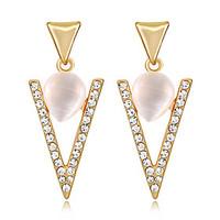 womens stud earrings euramerican fashion rhinestones opal alloy jewelr ...