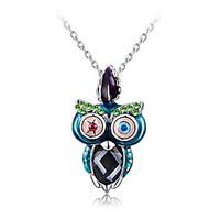 womens pendant necklaces heart rhinestone alloy euramerican fashion je ...