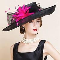 womens flax headpiece wedding special occasion hats 1 piece