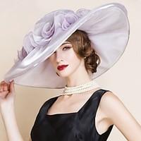 womens organza headpiece wedding special occasion hats 1 piece head ci ...