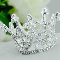 Women\'s Rhinestone/Alloy/Imitation Pearl Headpiece - Wedding Tiaras 1 Piece