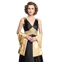 womens wrap shawls stretch satin wedding