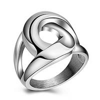 Women Casual Fashion Originality Stainless Steel Tide Ring Charm Ring For Men 316L Titanium Steel Party Simple Cross Rings