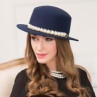 Women\'s Alloy Imitation Pearl Wool Headpiece-Wedding Special Occasion Casual Hats 1 Piece