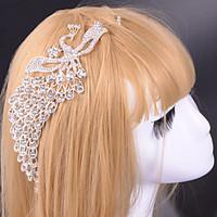 Women Alloy Tiaras With Rhinestone Wedding/Party Headpiece