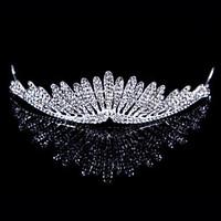 Women Alloy Tiaras With Rhinestone Wedding/Party Headpiece