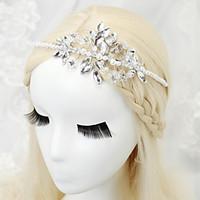 womens lace alloy imitation pearl headpiece wedding special occasion h ...