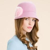Wool Headpiece-Wedding Special Occasion Casual Office Career Outdoor Hats 1 Piece