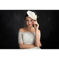 womens lace flax net headpiece special occasion fascinators 1 piece