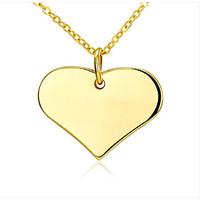 Women\'s Pendant Necklaces Copper Gold Plated 18K gold Heart Cute Style Euramerican Bohemian Personalized Africa Adorable Simple Style