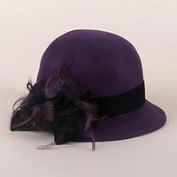 Wool Headpiece-Wedding Special Occasion Casual Office Career Outdoor Hats 1 Piece