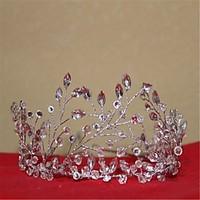 Women\'s Rhinestone Crystal Alloy Headpiece-Wedding Tiaras 1 Piece