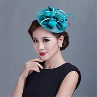 Women Wedding Party Sinamay Feather Fascinators