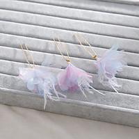 womens feather headpiece wedding special occasion casual hair pin 1 pi ...