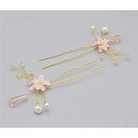 Women\'s Rhinestone / Crystal / Alloy Headpiece-Wedding / Special Occasion Hair Pin 2 Pieces