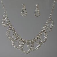 womens chain necklaces geometric rhinestone zinc alloy rhinestone geom ...