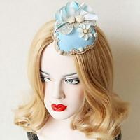 womens lace alloy imitation pearl fabric headpiece wedding special occ ...