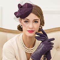 Women\'s Wool / Net Headpiece-Wedding / Special Occasion / Casual Fascinators / Hats 1 Piece